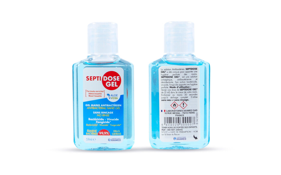 Gel mains antibactérien 59 ml SEPTIDOSE GEL®