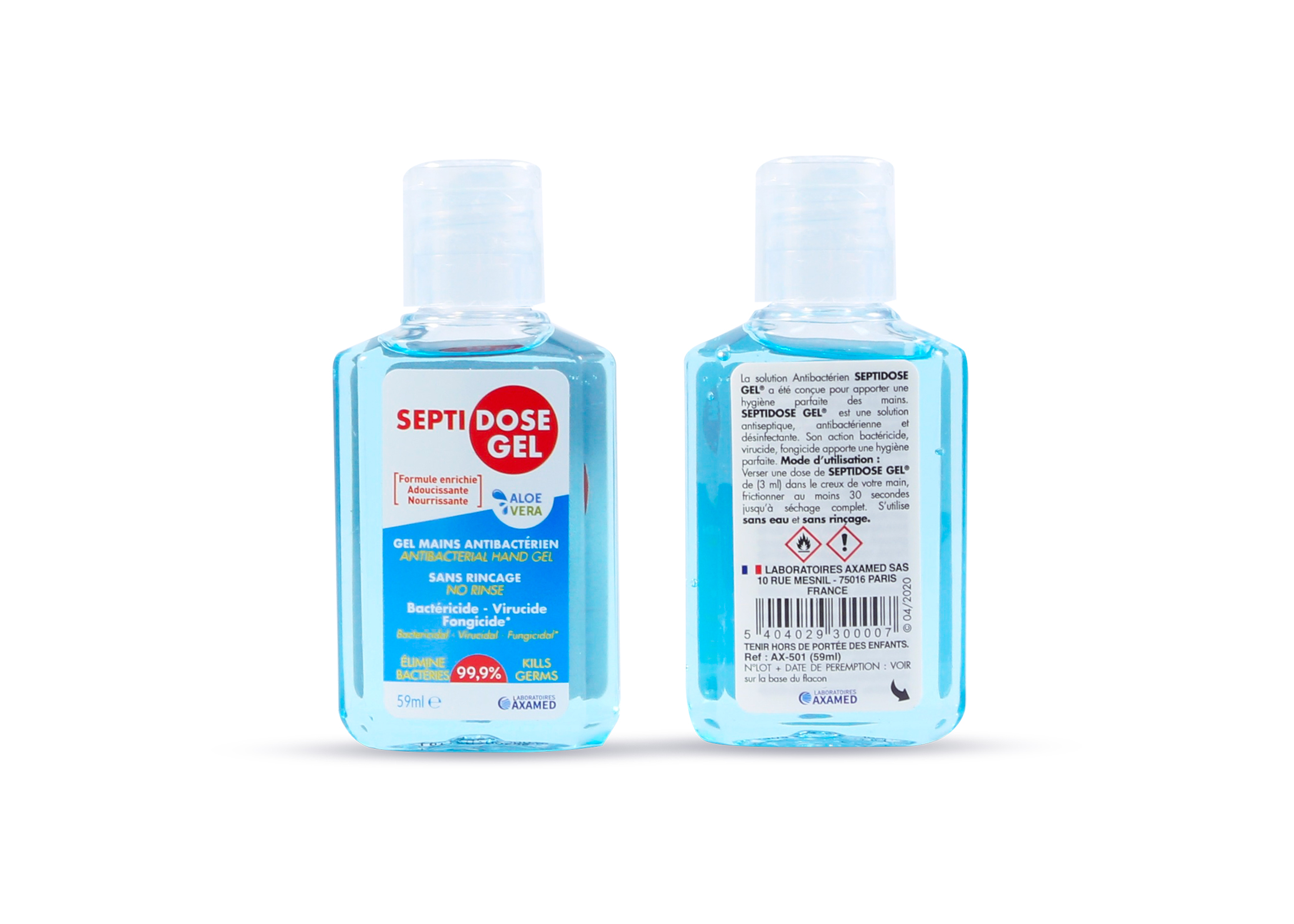 Gel mains antibactérien 59 ml SEPTIDOSE GEL®