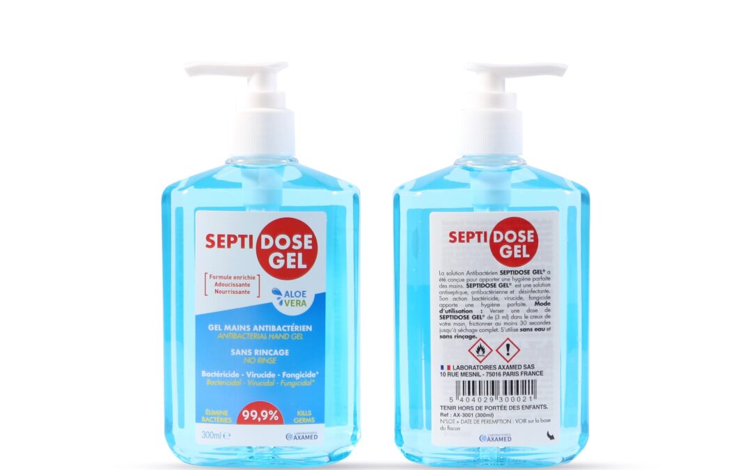 Gel mains antibactérien 300 ml SEPTIDOSE GEL®