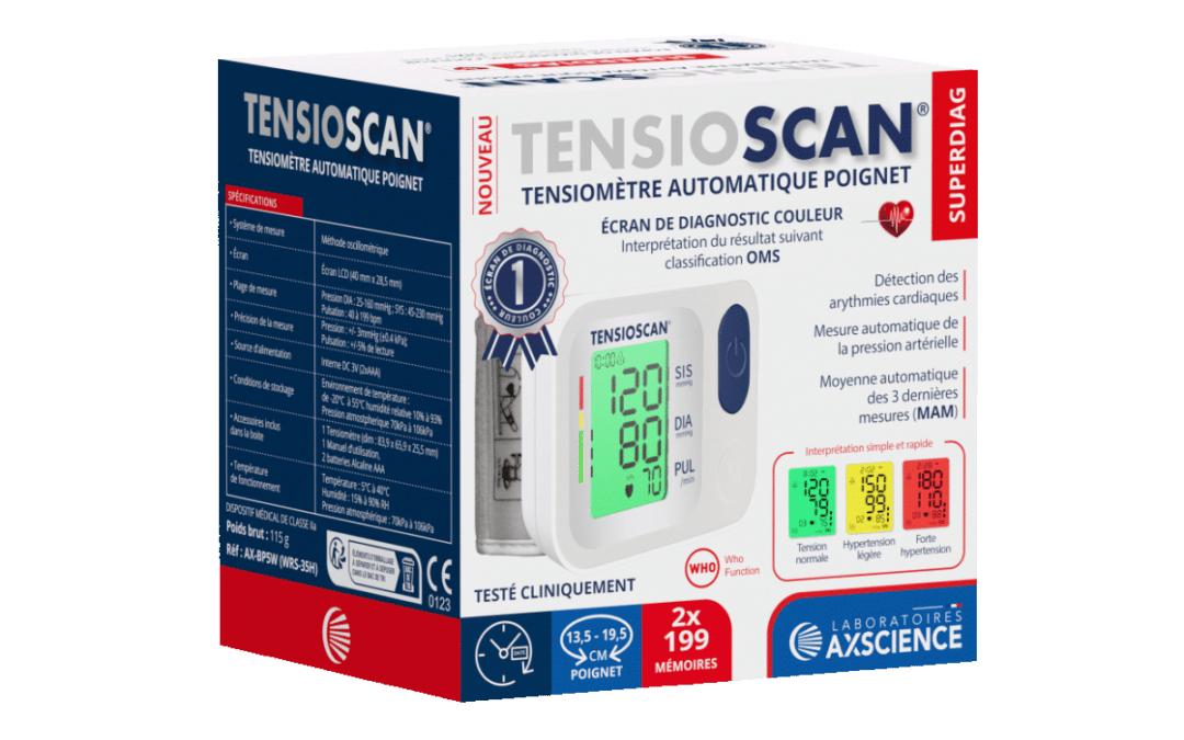 Tensiomètre automatique poignet TENSIOSCAN®
