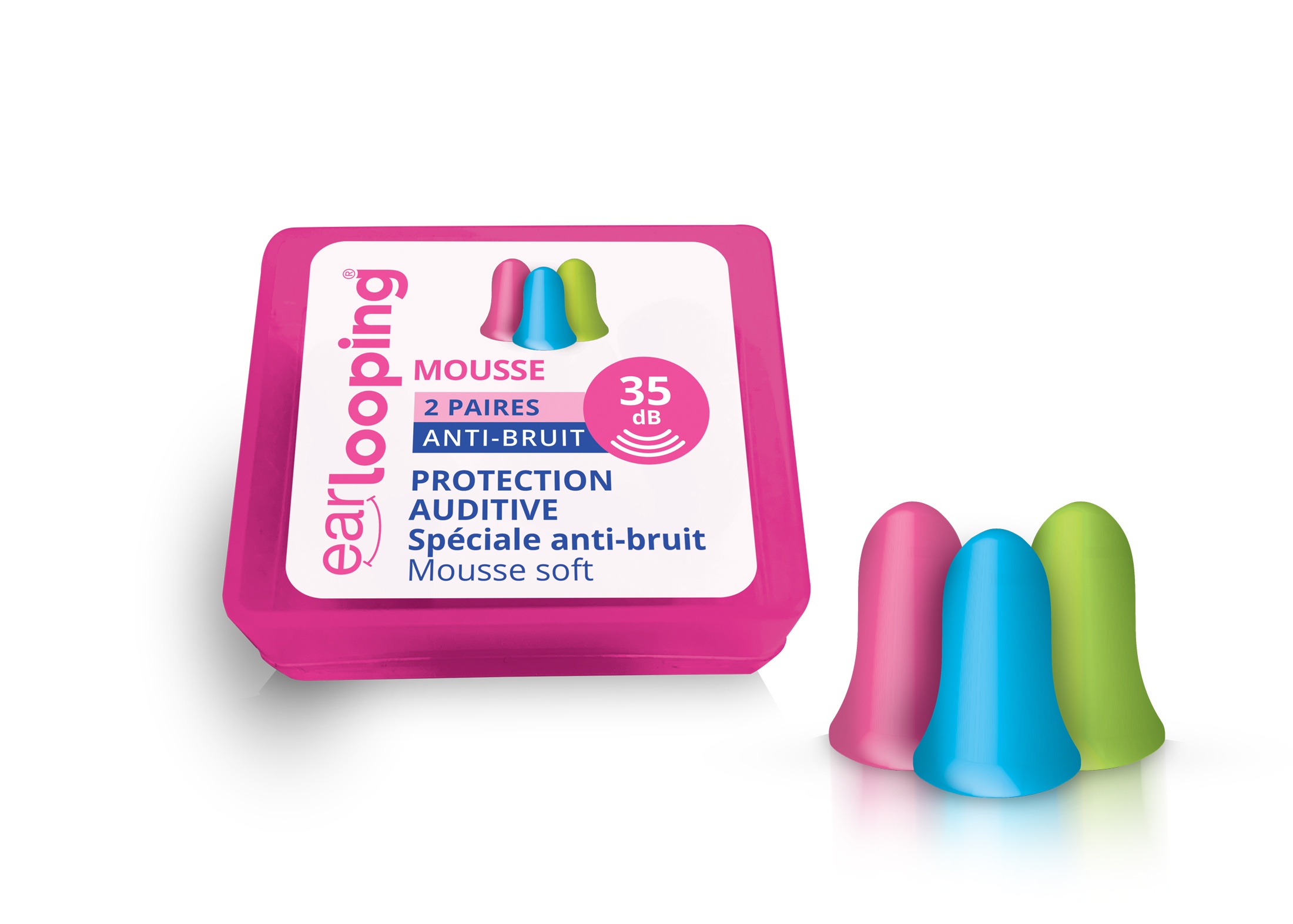 Les bouchons d’oreilles en mousse