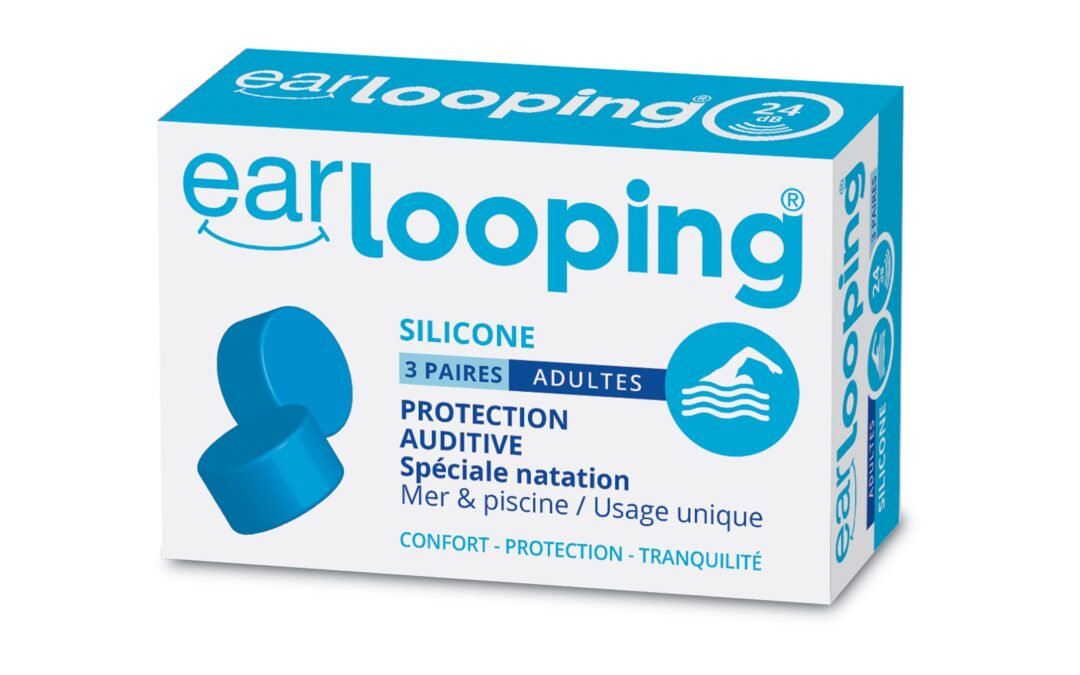 Protections Auditives en silicone, spécial natation, Earlooping®