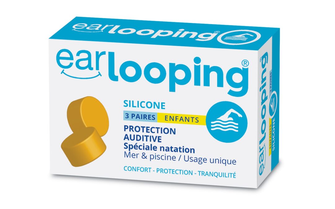 Protections Auditives en silicone, spécial natation, Earlooping®