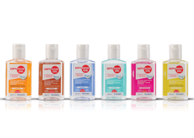Gel mains antibactérien 30 ml SEPTIDOSE GEL® Parfumé
