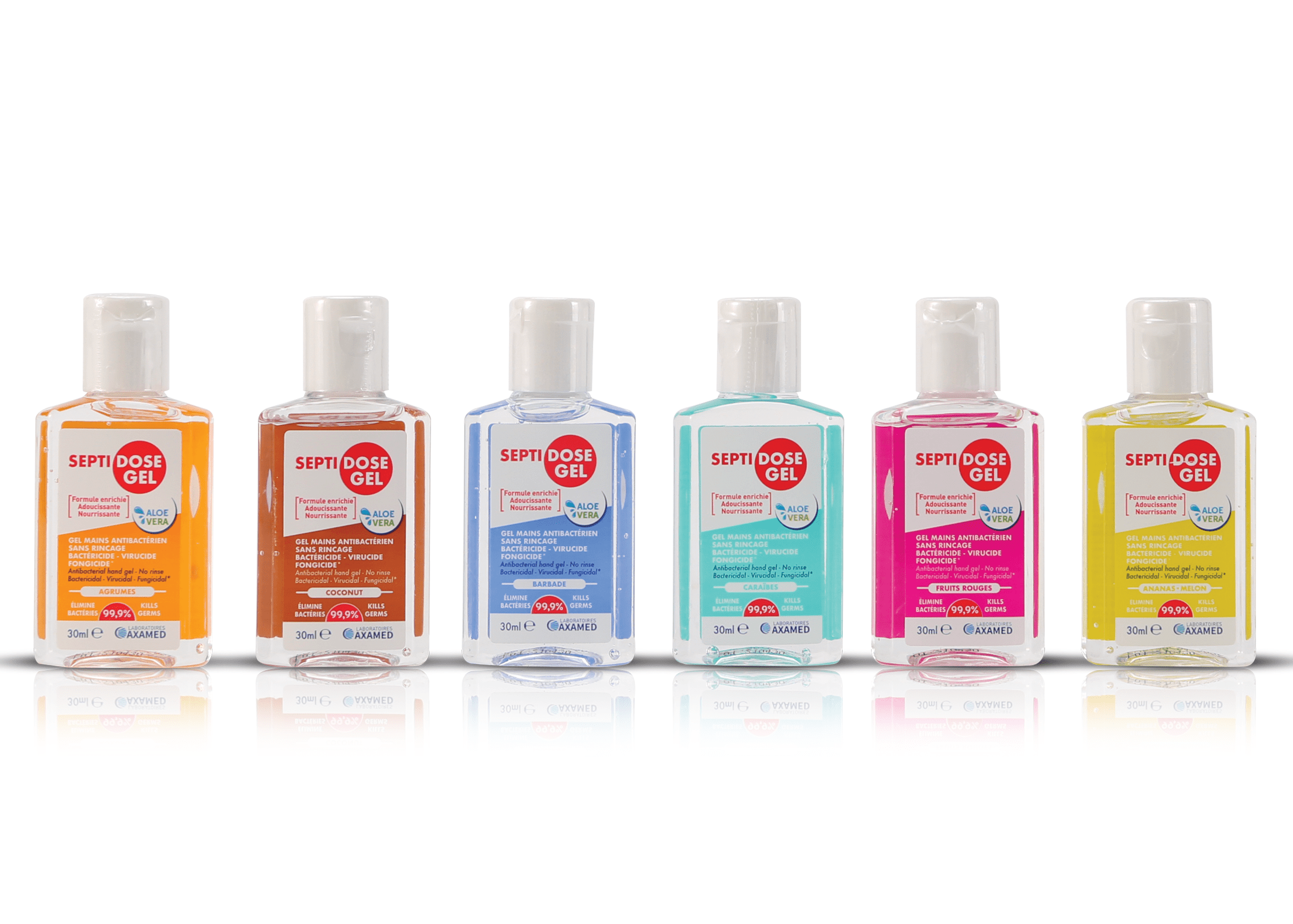 Gels antibactérien Parfumés 30ml